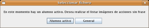 Mensaje de Jugar a Leer para elegir el directorio