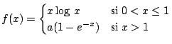 $\displaystyle f(x)=\begin{cases}
x^{2}+2 & \textnormal{si}\quad x<0\\
-x^{2}+2...
...i}\quad2\leq x<4\\
\frac{1}{\sqrt{x}} & \textnormal{si}\quad x\geq4\end{cases}$